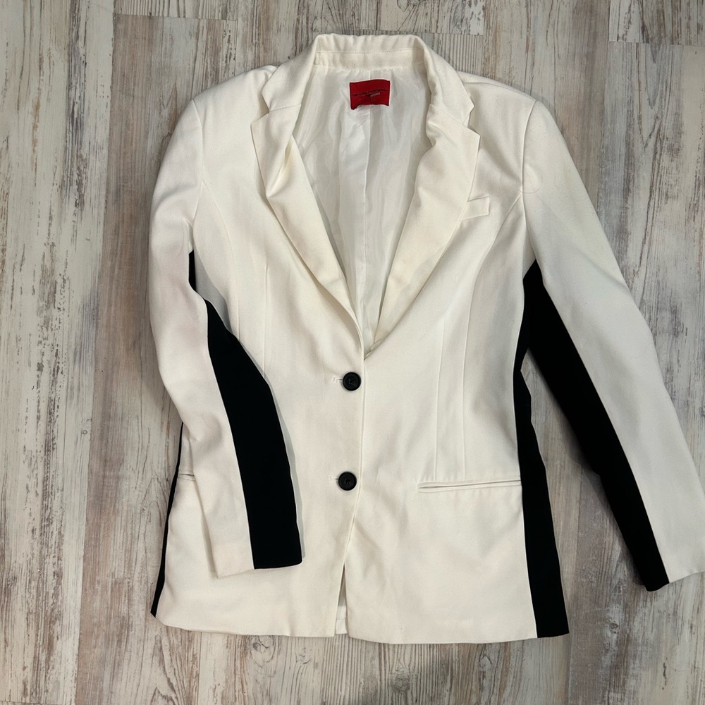 Narciso Rodriguez Cream and Black Blazer